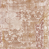 Casamance Ceylan 74533478 - Rood / Wit Behang