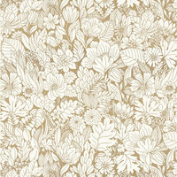 Casamance Ete Indien 75111732 - Beige Behang