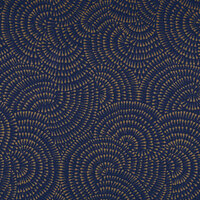 Casamance Ete Indien 75122654 - Blauw Behang