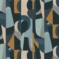 Casamance L&#039;Atelier 75460202 - Blauw Behang