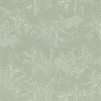 Casamance L&#039;&Icirc;le Aux Oiseaux 75891426 - Groen / Blauw Behang