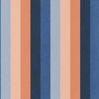Casamance L&#039;&Icirc;le Aux Oiseaux 75923466 - Oranje / Blauw Behang