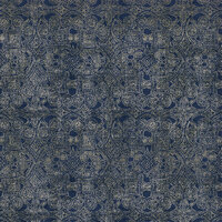 Casamance Mansour 74420438 - Blauw Behang