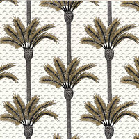 Casamance Mirage 75240100 - Wit / Beige Behang