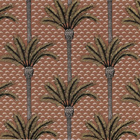 Casamance Mirage 75240406 - Roze / Bruin Behang