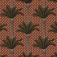 Casamance Mirage 75240712 - Rood / Bruin Behang