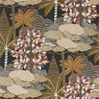 Casamance Nuit D&#039;Orient 75380304 - Grijs / Roze Behang