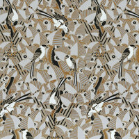 Casamance Printemps Viennois 74782978 - Beige / Wit Behang