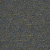 Casamance Printemps Viennois 74812360 - Blauw Behang