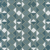 Casamance Rio Madeira 74270466 - Blauw Behang
