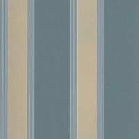 Casamance Square Jasmin 75712140 - Blauw / Geel Behang
