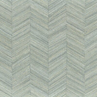 Casamance Textures V&eacute;g&eacute;tal 75371324 - Blauw / Groen Behang