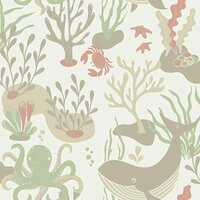 Dutch Wall Decor Hav &amp; Land 611-01 Groen Behang