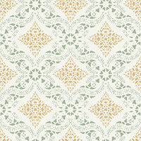 Dutch Wall Decor Swedish Heritage 686-01 Geel Behang