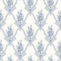 Dutch Wall Decor Swedish Heritage 693-02 Blauw Behang