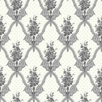 Dutch Wall Decor Swedish Heritage 693-03 Zwart Behang