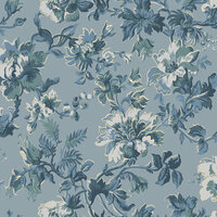 Dutch Wall Decor Swedish Heritage 694-02 Blauw Behang