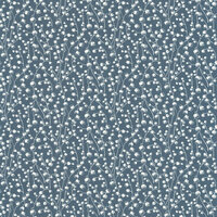 Casadeco Flower Market FLOM89246435 - Blauw Behang