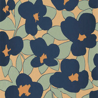 Casadeco Iconic CONI88393101 - Blauw / Oranje Behang
