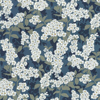 Casadeco Kyoto KYTO88736958 - Blauw Behang