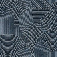 Casadeco Kyoto KYTO88756819 - Blauw Behang