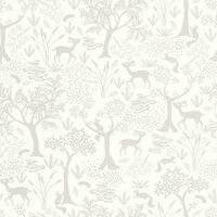 Casadeco Once Upon A Time OUAT88269400 - Grijs / Wit Behang