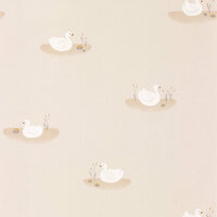 Casadeco Rose &amp; Nino RONI85491212 - Wit / Beige Behang