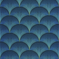 Casadeco Twenties TWNT88666566 - Blauw Behang