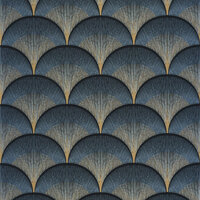 Casadeco Twenties TWNT88666404 - Blauw Behang
