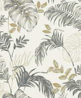Dutch Wallcoverings Attitude A64301 Wit - Beige Behang