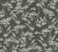 AS Creation Drawn Into Nature - 39430-2 / 394302 Zwart Behang