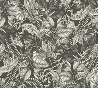 AS Creation Drawn Into Nature - 39425-2 / 394252 Zwart Behang