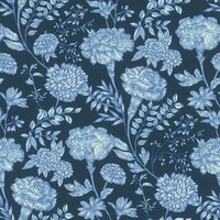 Rasch Symphony - 865004 Blauw Behang