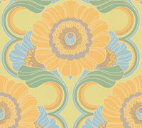 AS Creation Retro Chic - 39530-1 / 395301 Groen - Oranje Behang