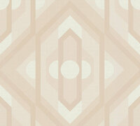 AS Creation Retro Chic - 39531-5 / 395315 Beige - Cr&egrave;me Behang
