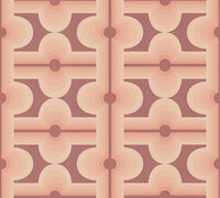 AS Creation Retro Chic - 39533-2 / 395332 Rood - Oranje Behang