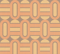 AS Creation Retro Chic - 39536-2 / 395362 Bruin - Oranje Behang