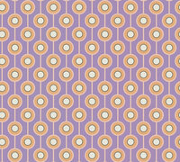 AS Creation Retro Chic - 39537-2 / 395372 Paars - Oranje Behang