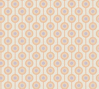 AS Creation Retro Chic - 39537-5 / 395375 Beige - Oranje Behang