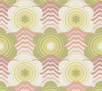 AS Creation Retro Chic - 39539-1 / 395391 Roze - Groen Behang