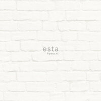 Esta Home Baksteen 138532 Wit Behang
