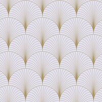 Esta Home Art Deco 139576 Paars Goud Behang