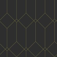 Esta Home Art Deco 139746 Zwart Goud Behang