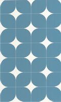 Caselio Outlines OTLS105040641 - Blauw Behang