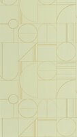 Caselio Outlines OTLS105067237 - Geel Behang