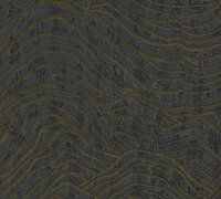 AS Creation Jade - 39507-3 / 395073 Zwart Behang