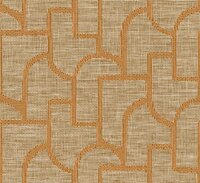 Arte Essentials Totem ESPARTO IBERICO 18910 Oranje/Cr&egrave;me Behang