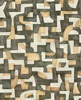 Arte Essentials Totem ECOLINE 18902 Groen/Geel/Cr&egrave;me Behang