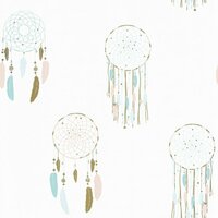 Caselio Girl Power GPR100786604 - Blauw Behang