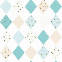 Caselio Girl Power GPR100816301 - Blauw Behang